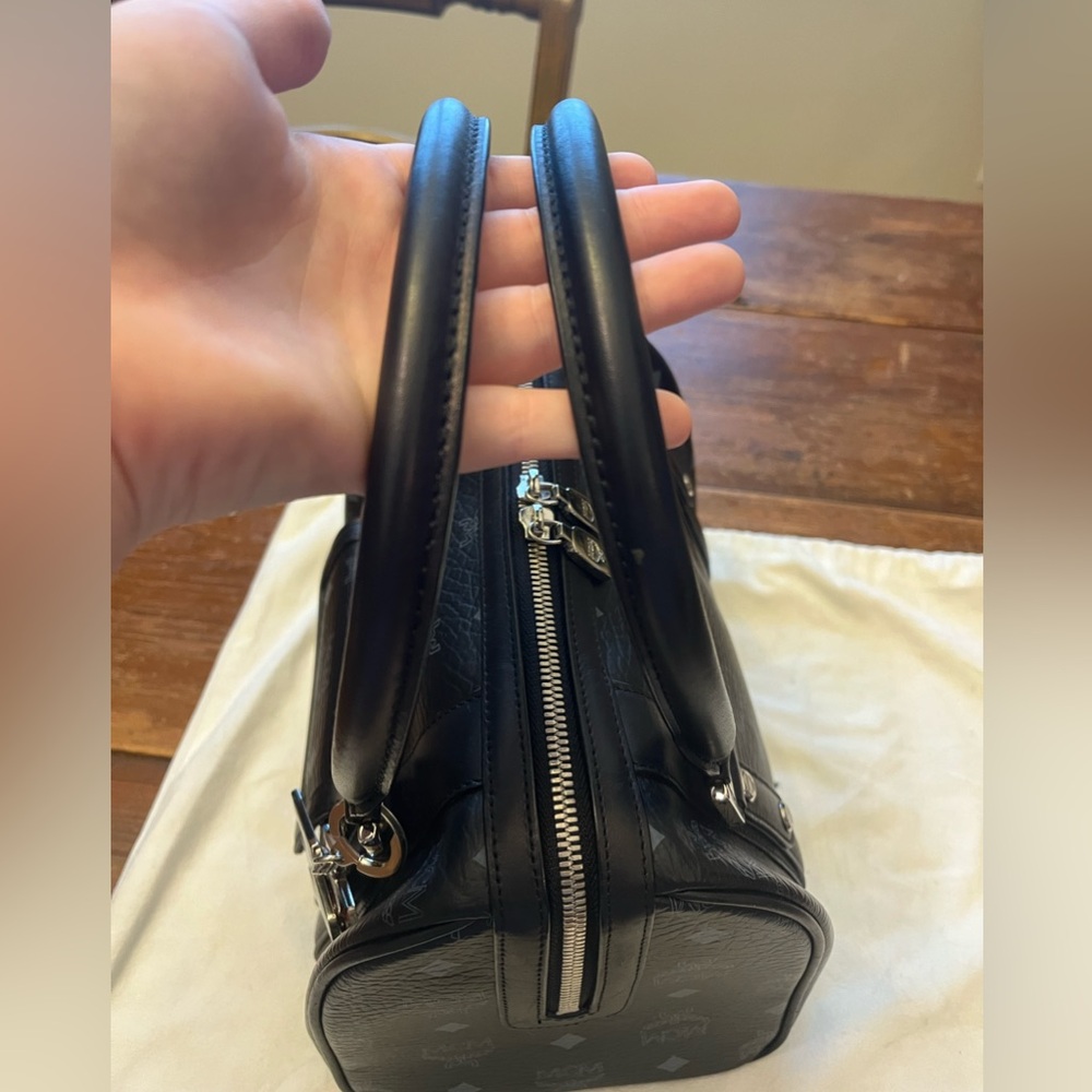 EUC Authentic MCM Visetos Boston Bag - Picture 5 of 15